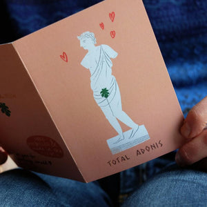 Stephanie Cole Design "Total Adonis" greetings card (STECO)
