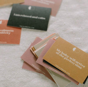 The Calm birth affirmation cards (Calm)