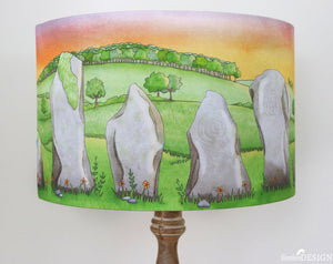 Ceridwen Hazelchild Design Stone circle lampshade (CHD)