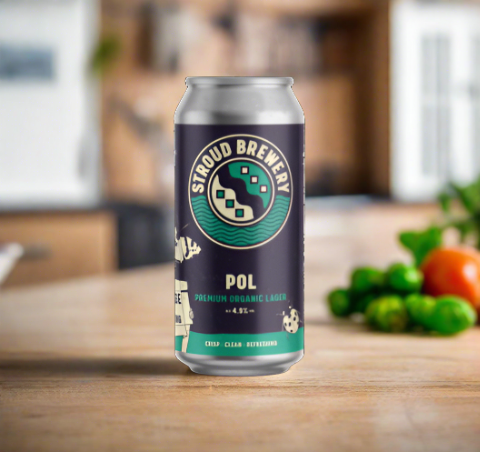 Stroud brewery premium organic larger can  