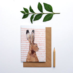Stephanie Cole Design "Hare" greetings card
