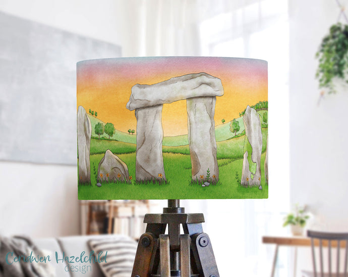 Ceridwen Hazelchild Design Stone circle lampshade 