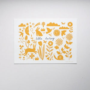 Stephanie Cole Design “Little darling” A4 print