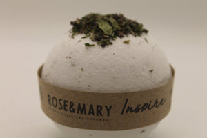 Bathe in Stroud bath bomb “Inspire” Marjoram and Bergamot essential oils