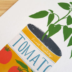 Stephanie Cole Design “Tomato” A5 print (STECO)