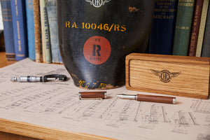 Hordern Richmond Roller ball pen made from original spitfire propeller