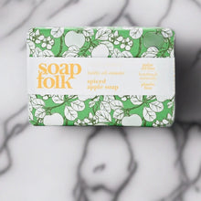 Load image into Gallery viewer, Soap Folk Apple spice organic soap 105g