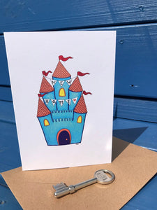 Lemon Street Card "Castle home " greetings cards