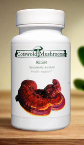 Cotswold Mushrooms 60x 400mg Reishi mushroom capsules