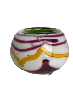 Nigel Calvert blown glass “Cookie jar” (Calvert)