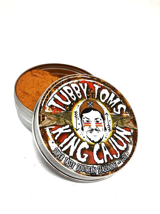 Tubby Tom's King Cajun seasoning  Tin 