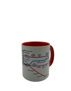 Cotswolds Underground map mug (Metro)