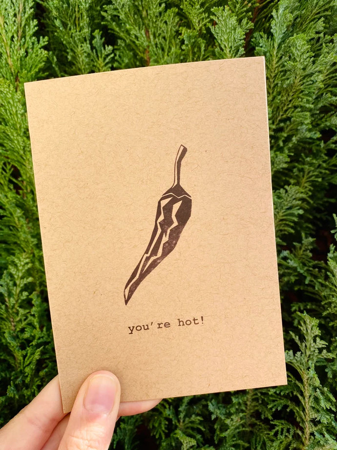 Lemon Street cards “You’re hot !” Greetings card