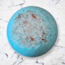 Load image into Gallery viewer, “Mermaid in Stroud” May Chang bath bomb “smells like lemon sherbet”