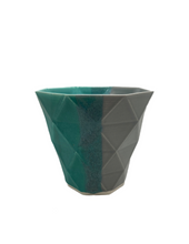 Load image into Gallery viewer, Adam Pilmer Ceramics geometric slip cast houseplant pot/vase (AHRP)