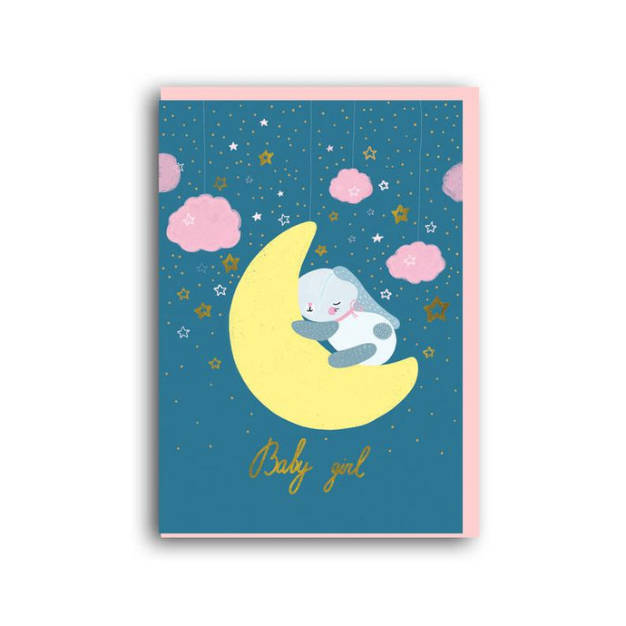 Forever Funny Baby girl greetings card