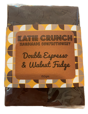 Katie Crunch Double espresso and walnut fudge
