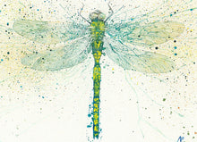 Load image into Gallery viewer, Amy Primarolo Art Dragonfly greetings card