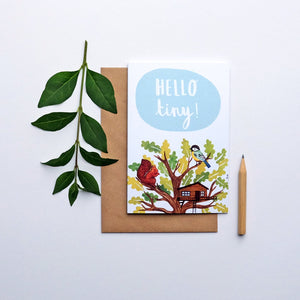 Stephanie Cole Design “Hello tiny” greetings card