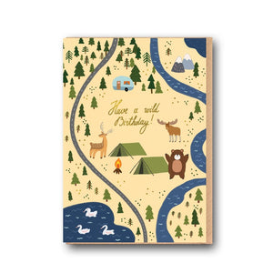 Forever Funny "Adventure awaits!" Greetings card