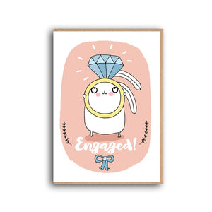 Forever Funny "Engaged!" Greetings card