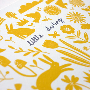 Stephanie Cole Design “Little darling” A4 print