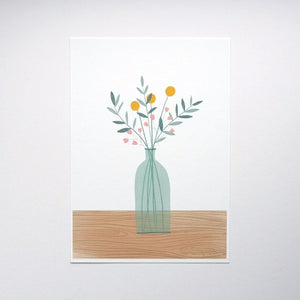 Stephanie Cole Design “Flowers” A4 print (STECO)