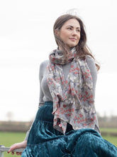 Load image into Gallery viewer, Susie Faulks Run Rabbit cotton scarf (FAULKS)