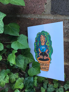 Lemon Street Cards "Garden goddess" greetings card