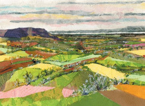 Alison Vickey artist "Coaley Peak View" greetings card