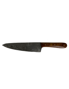 Scratch knives Damascus kitchen knife 15cm blade (Lees)