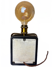 Load image into Gallery viewer, Upcycled AVO electrical meter lamp (RKay)