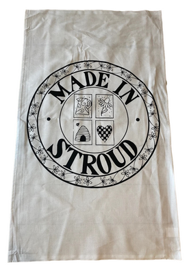 Made in Stroud organic cotton tea towel