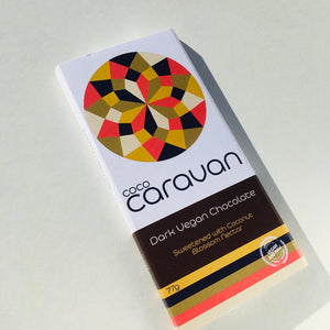 Coco Caravan Dark vegan chocolate bar 77g