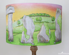 Load image into Gallery viewer, Ceridwen Hazelchild Design Stone circle lampshade (CHD)