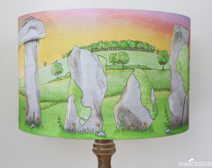 Ceridwen Hazelchild Design Stone circle lampshade (CHD)