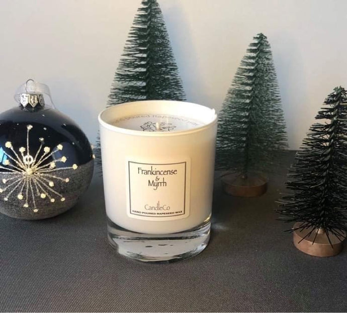 CandleCo Frankincense and Myrrh scented rapeseed wax candle