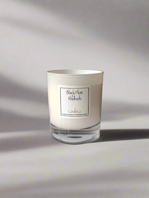 CandleCo Black plum and rhubarb scented candle