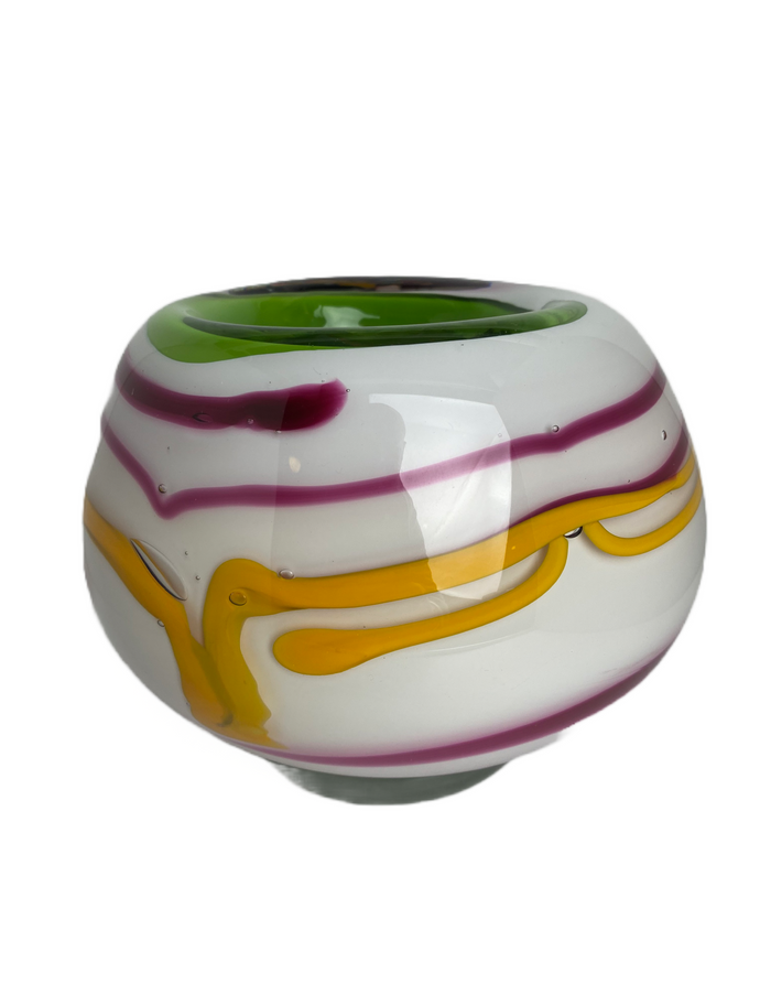 Nigel Calvert blown glass “Cookie jar” (Calvert)