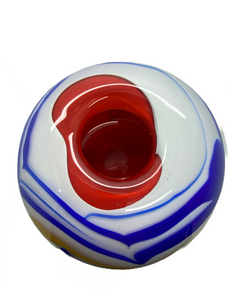 Nigel Calvert blown glass “Cookie jar” (Calvert)