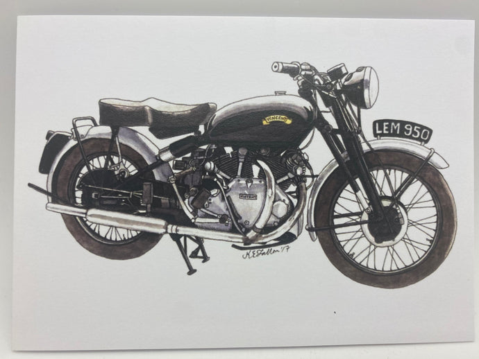 Broody Designs Vincent Rapide C series greetings card (Broody)