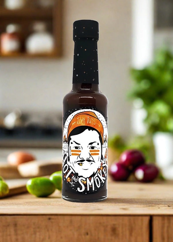 Tubby Tom's hot and Smokey sauce 