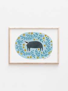 Stephanie Cole Design “Badger” A4 print