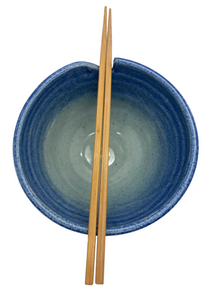 Lansdown Pottery ash blue noodle bowl (LAN)