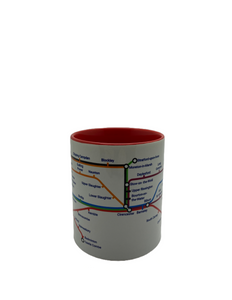 Cotswolds Underground map mug (Metro)