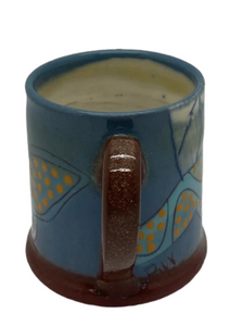 Bridget Williams Pottery 'micro blue' espresso mug (BW 81)