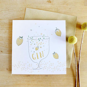 Charlotte Macey "Gin" greetings card (CMT)