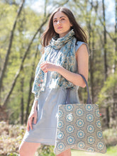 Load image into Gallery viewer, Susie Faulks Swifts cotton scarf (FAULKS)