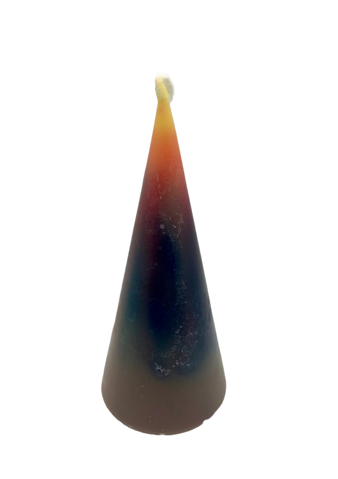 Beeswax cone candle 