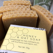 Load image into Gallery viewer, The Lane Honey and Oat soap 70g